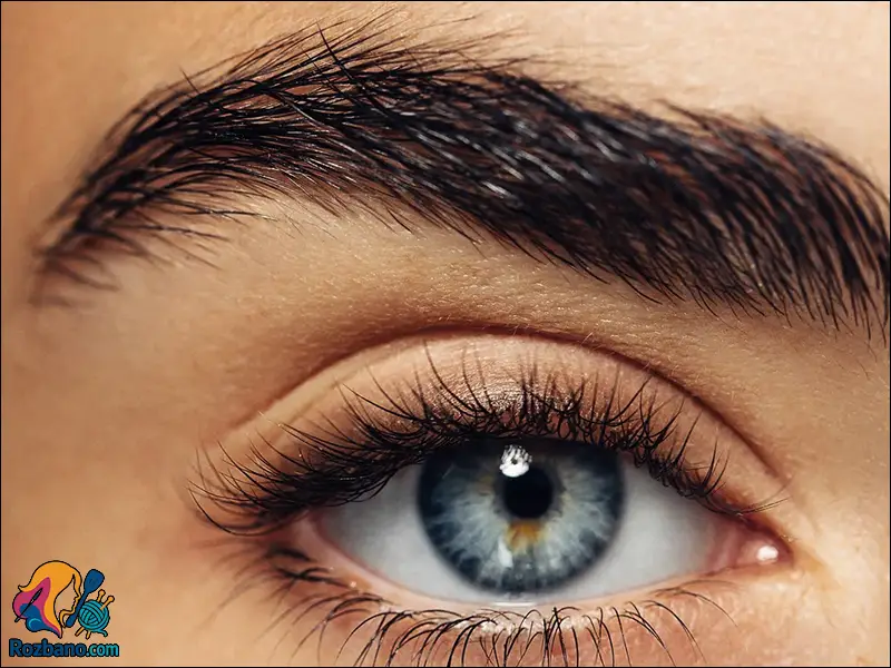 نتیجه پرپشت شدن ابروها پس از مراقبت منظم