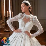 مدل لباس عروس اروپایی با استایل خاص و زیبا