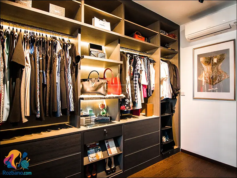 آموزش اصول چیدمان کمد لباس بر اساس مد روز