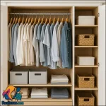 اصول چیدمان کمد لباس مدرن و شیک برای هر فصل