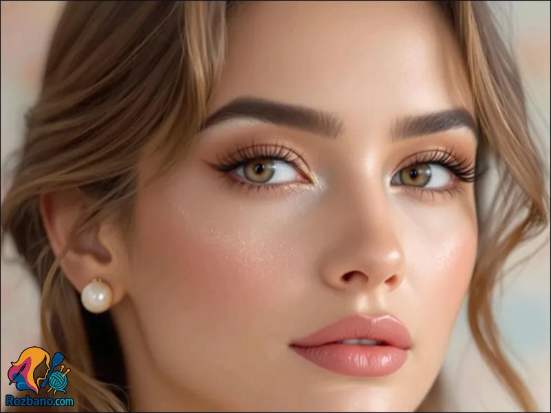 مدل آرایش چشم عروس جدید با سایه شاین