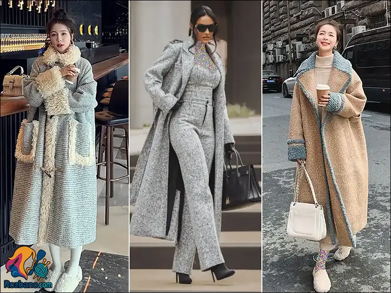 مدل پالتو زنانه جدید - مدل پالتو پشمی