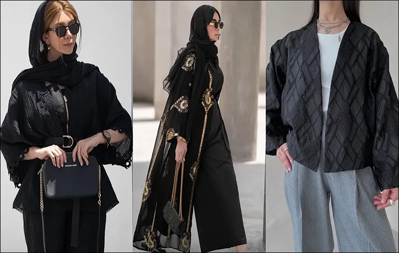 مدل مانتو تابستانی زنانه جدید - مدل مانتو تابستانی حریر مشکی