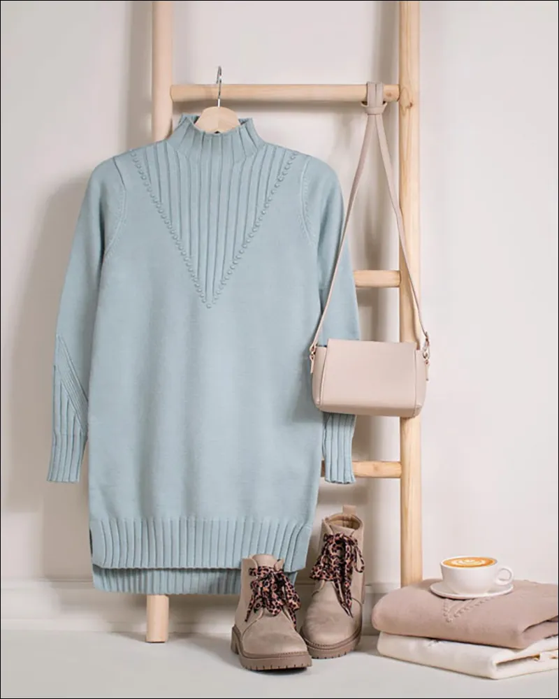 تونیک بافت زنانه زیبا مناسب استایل روزمره