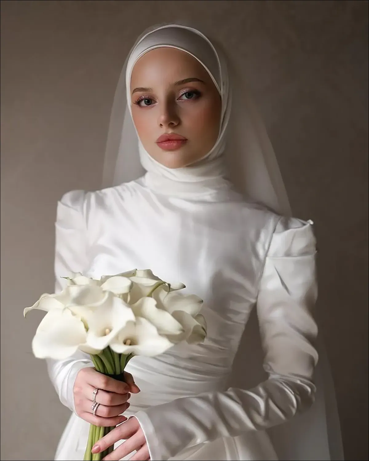 جدیدترین مدل لباس عروس اسلامی باحجاب شیک