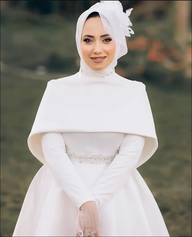 مدل لباس عروس اسلامی جدید باحجاب و پوشیده