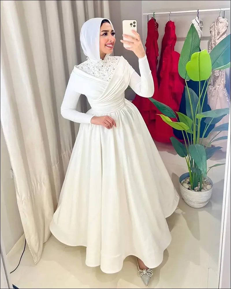 مدل لباس عروس اسلامی پوشیده و جدید - the latest collection of wedding dresses 2016 12