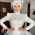 جدیدترین مدل لباس عروس اسلامی باحجاب شیک