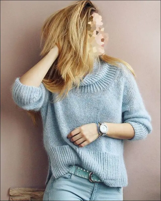 خرید لباس بافت آستین بلند زنانه ترند پاییز