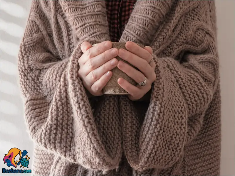 لباس بافت آستین بلند زنانه اسپرت