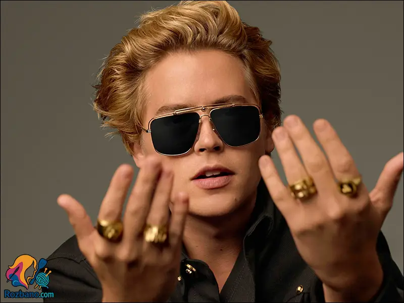 مدل های مردانه عینک آفتابی برند versace