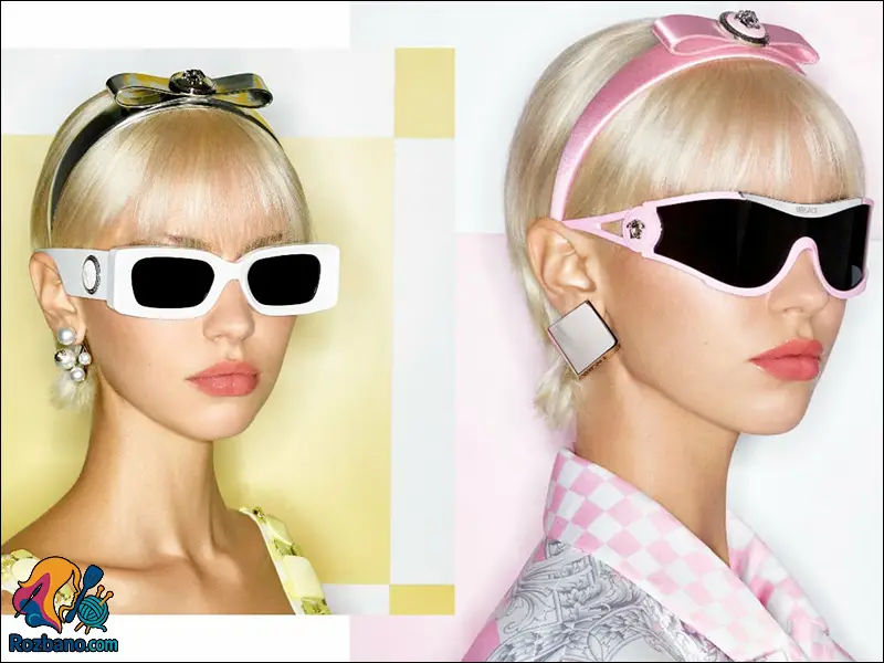 مدل های جدید عینک آفتابی برند versace با طراحی خاص