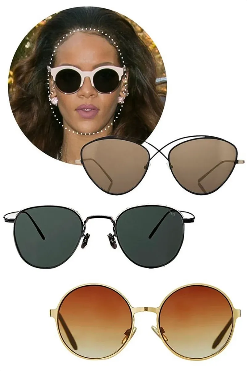 انتخاب عینک آفتابی مناسب فرم صورت بیضی