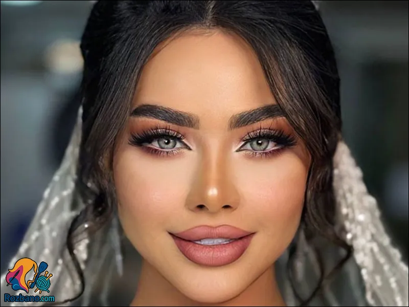 مدل میکاپ جدید عروس با آرایش عروس اروپایی و لایت