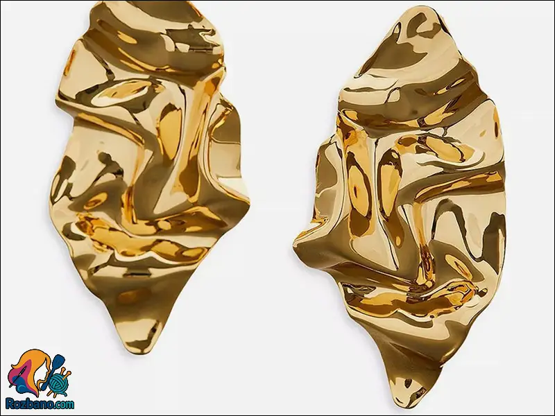 گوشواره پستی بزرگ چین دار از الکسیس بیتار (Alexis Bittar Crumpled Large Post Earrings)