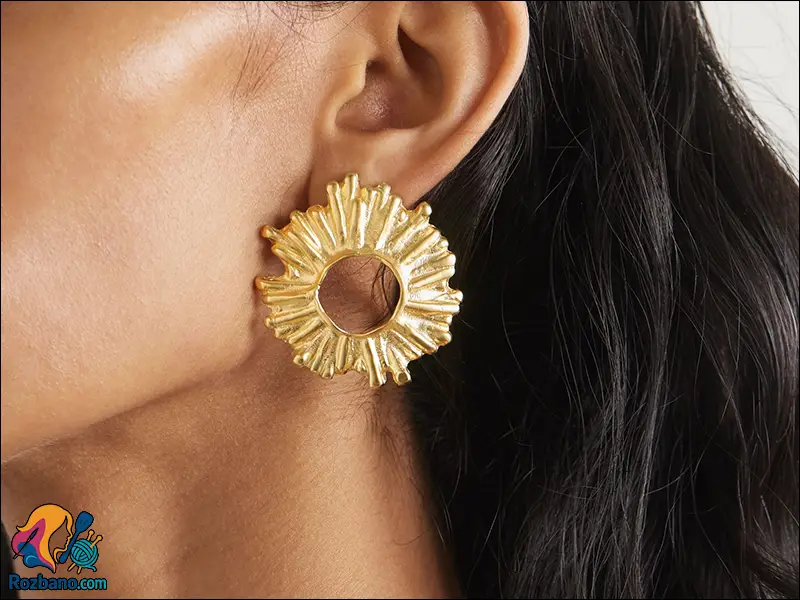 گوشواره طلاکاری شده هومر از برند وای سو (The YSSO Homer Gold-Plated Earrings)