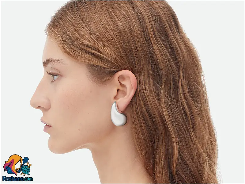 گوشواره آویز کوچک از بوتگا ونتا (Bottega Veneta Small Drop Earrings)