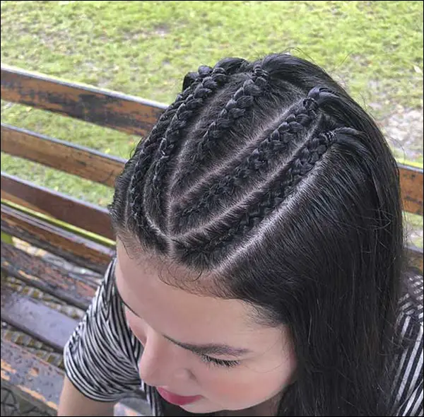 مدل بافت مو کوتاه زنانه برای جلوی سر