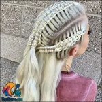 آموزش مدل بافت مو جدید زنانه و دخترانه شیک