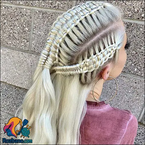 آموزش مدل بافت مو جدید زنانه و دخترانه شیک