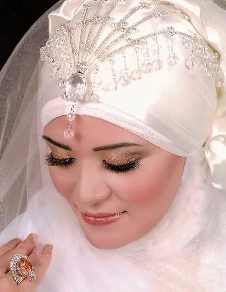 جدیدترین مدل تور عروس محجبه با طراحی خاص و شیک