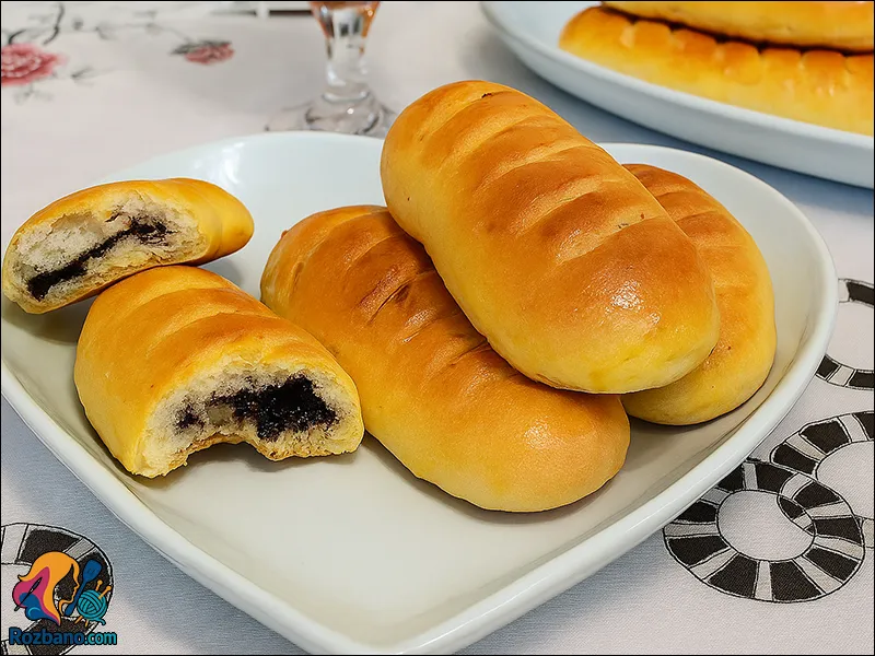 طرز تهیه نان شکلاتی ساده و خانگی مرحله به مرحله