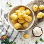 آموزش تمیز و آب پز کردن سیب زمینی به روش آسان