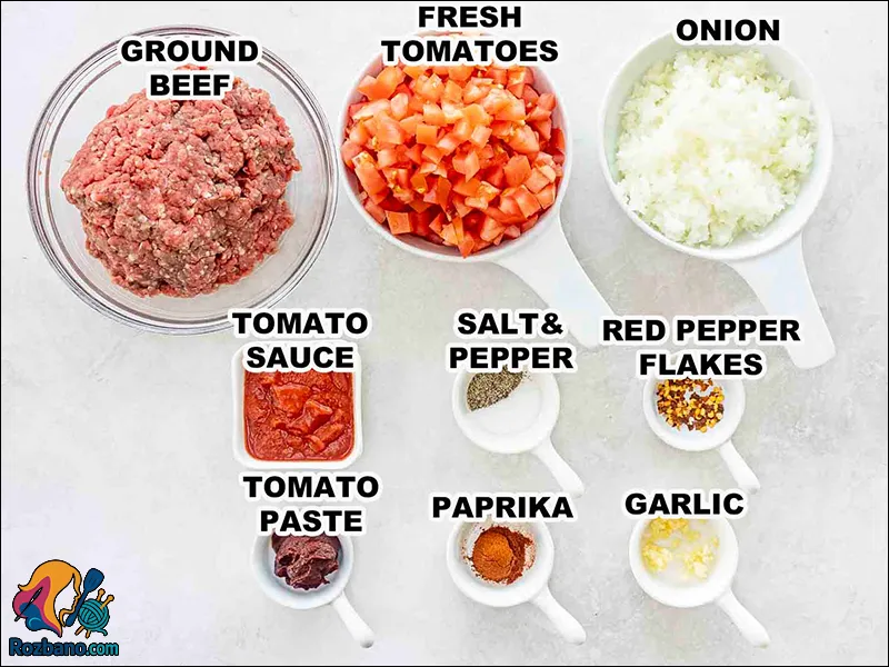 مواد لازم و طرز تهیه رولت گوشت با پوره سیب زمینی ساده