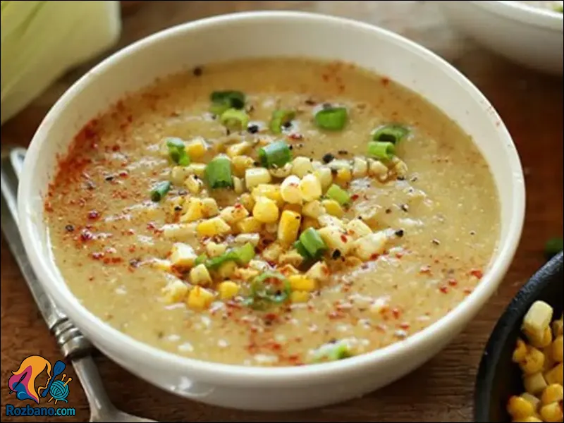 انواع سوپ سالم و خوشمزه خانگی - سوپ ذرت و کاری تایلندی