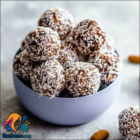 طرز تهیه توپک خرمایی خوشمزه و مقوی در خانه