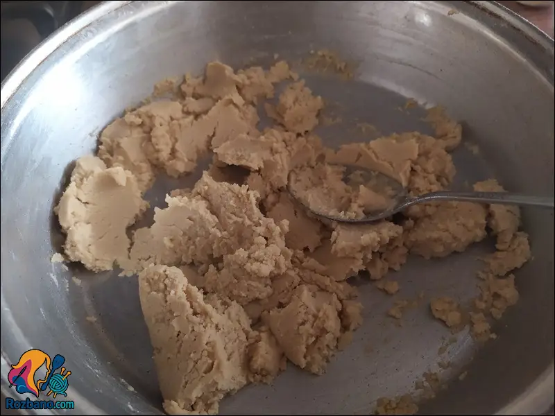 آموزش طرز تهیه حلوا دو رنگ مجلسی مرحله به مرحله