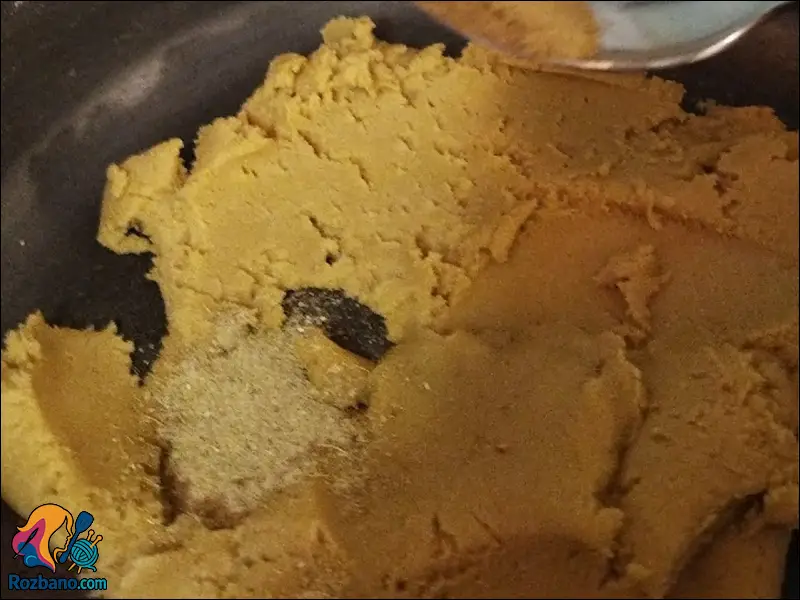 جدیدترین روش پخت حلوا دو رنگ مجلسی با پودر کاکائو