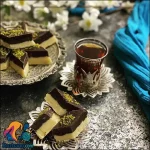 طرز تهیه حلوا دو رنگ مجلسی با طعم بی نظیر و شیک