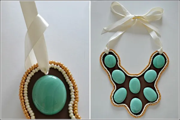 گردنبند چرمی فشن برای استایل عروس و مهمانی