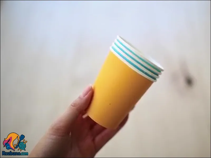 تصویر ساخت شمع هندوانه ای کوچک مرحله به مرحله