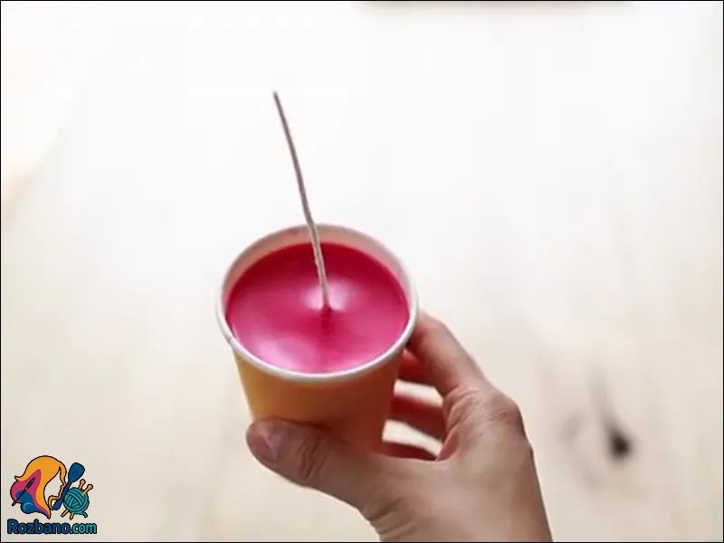 ساخت شمع هندوانه ای کوچک برای شب یلدا