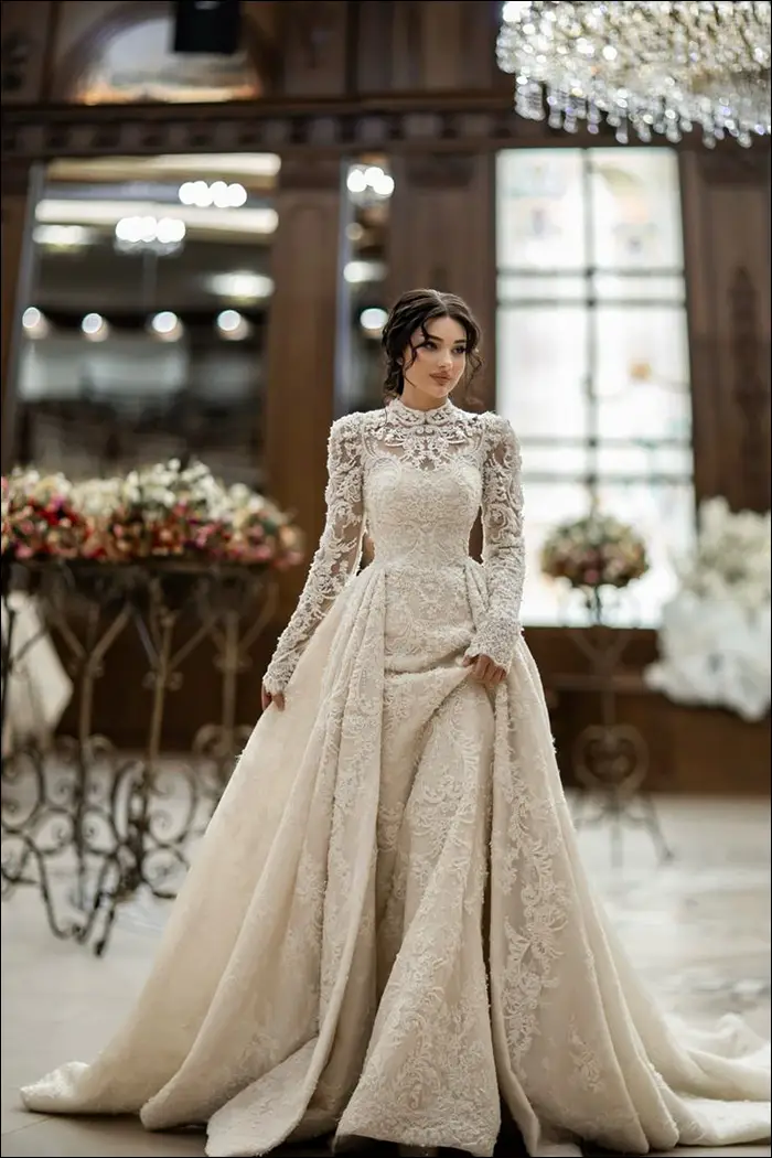 راهنمای انتخاب مدل لباس عروس خوش استایل با طرح شیک