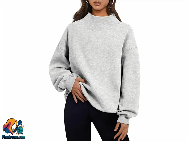 مدل سویشرت زنانه جدید - سویشرت آستین بلند Long Sleeve Sweatshirt