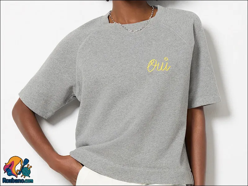 مدل سویشرت زنانه جدید - سویشرت آستین کوتاه Short Sleeve Sweatshirt