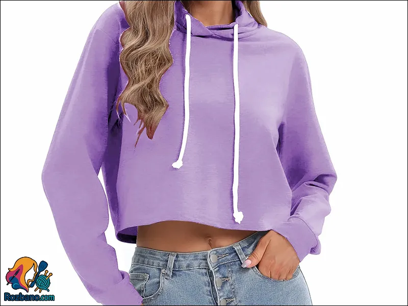 سویشرت تن خور ریز Cropped Sweatshirt
