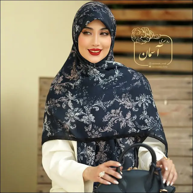 مدل روسري پاييزي با طرح ترند و پرفروش
