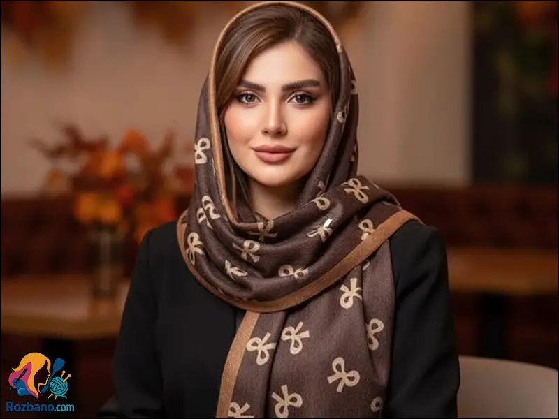 مدل روسري پاييزي جديد از برند اسمان