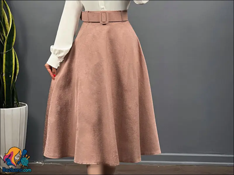 مدل دامن بلند مجلسی زنانه شیک و جدید