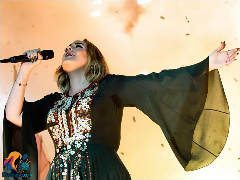 مدل لباس ادل در جشنواره گلاستونبری 2016 با طراحی خاص