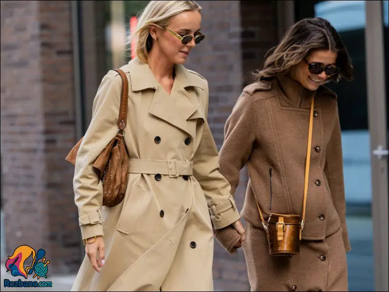مدل لباس پاییزی زنانه - ترنچ کت (Trench Coat)