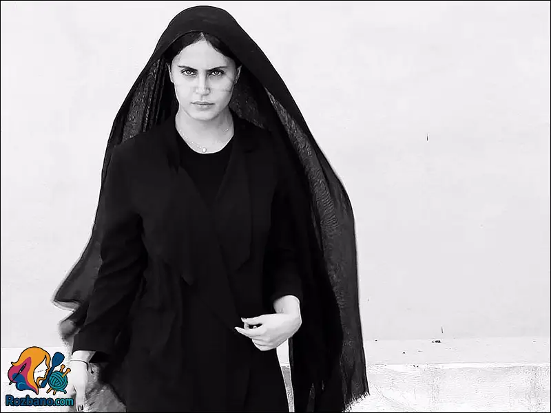 عکس سیاه و سفید الناز شاکردوست هنری و خاص