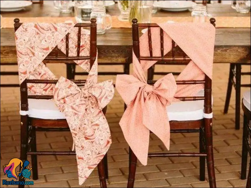 جشن عروسی ارزان - تزیین صندلی جشن عروسی