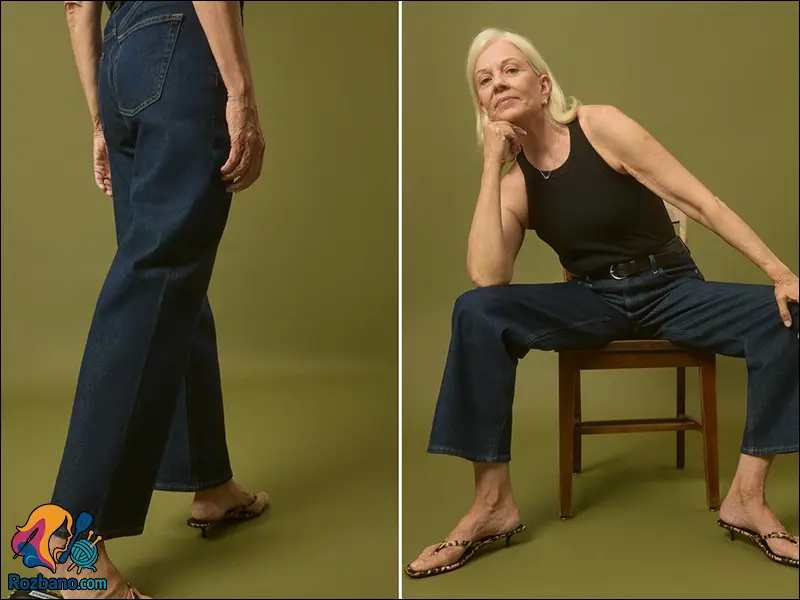 شلوار جین مخصوص خانم های میانسال | انتخاب شیک و هوشمندانه