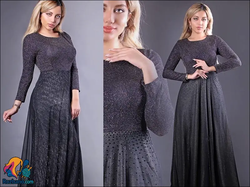 مدل لباس مجلسی خاص - مدل لباس مجلسی لمه شنی