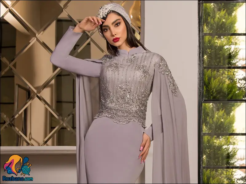 مدل لباس مجلسی خاص - لباس مجلسی مونوکروم